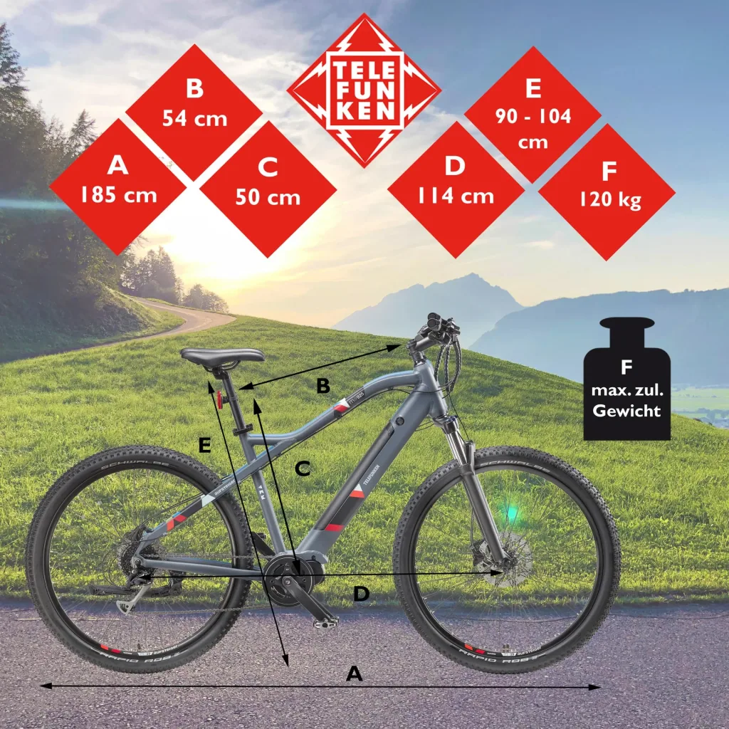 Unisex Alu MTB E-Bike, 29 Zoll, 8-Gang Kettenschaltung, grau, Aufsteiger M925 Hardtail