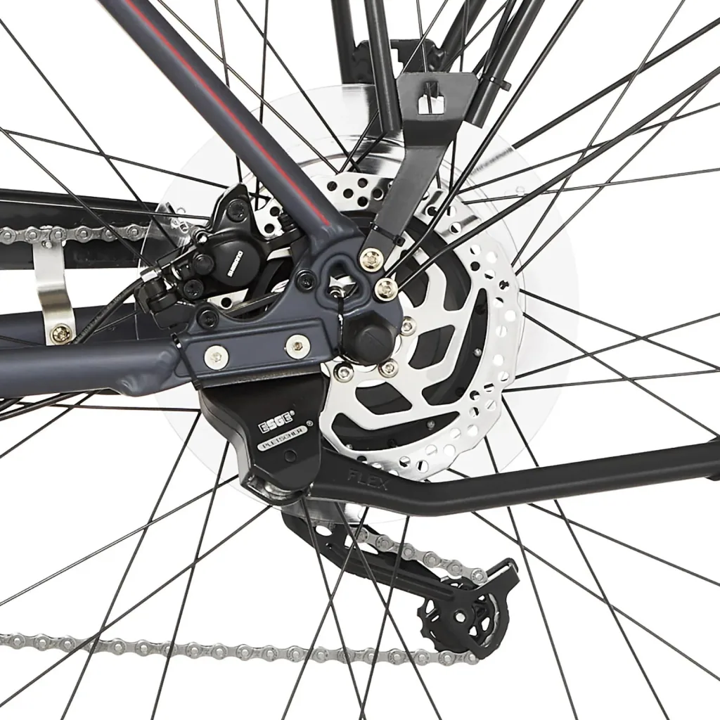 Herren E-Bike Trekking, 28 Zoll Rahmengröße 50cm, 8-Gang Kettenschaltung, anthrazit matt, VIATOR 1.0