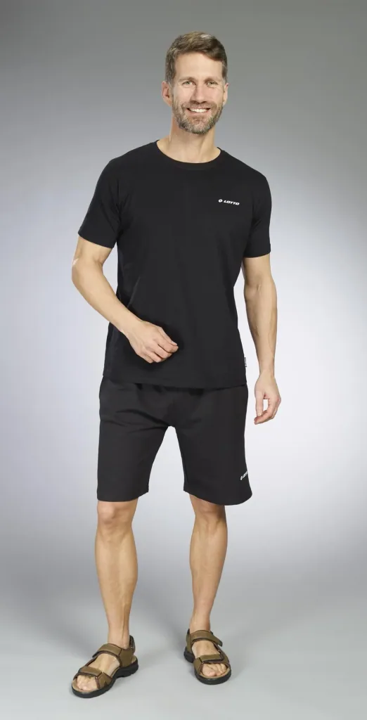 T-Shirts im Doppelpack, Farbe schwarz, Gr.M