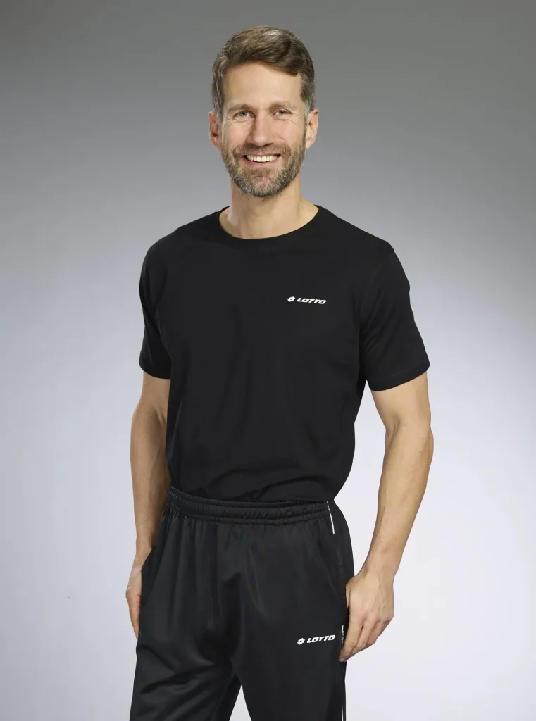 T-Shirts im Doppelpack, Farbe schwarz, Gr.M