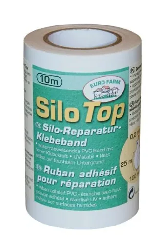 Silo Klebeband, schwarz - 100 mm x 10 m (0,2 mm)