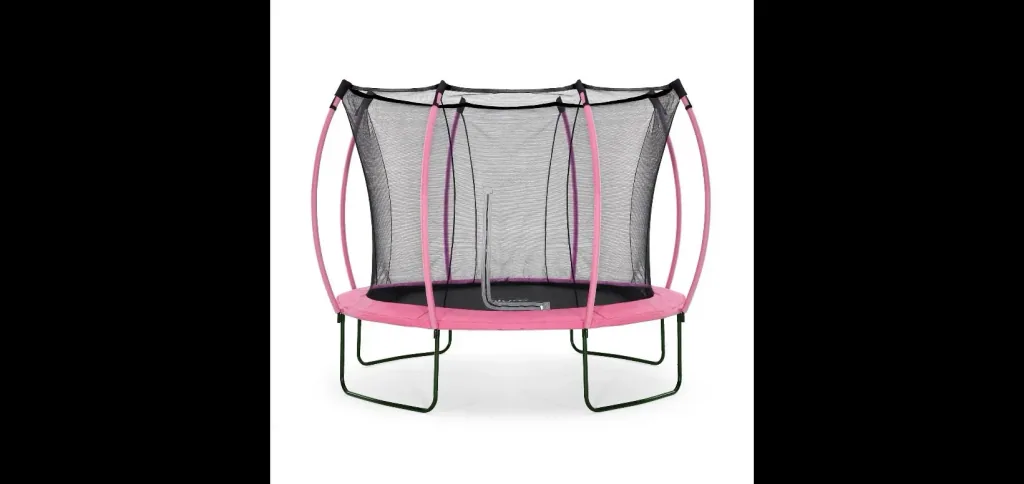 Springsafe Trampolin Colours 305 cm mit Sicherheitsnetz, Outdoor-Trampolin, Durchmesser 305 cm, rund, pink