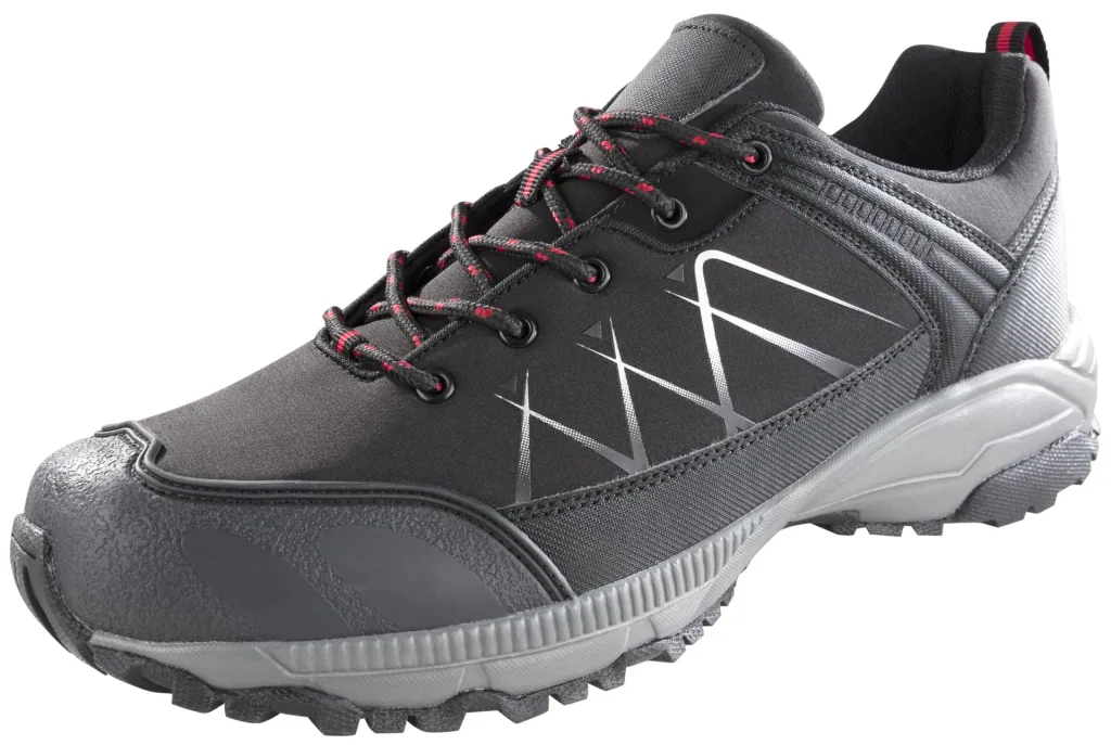 Softshell Schuh, Farbe schwarz/rot, Gr.43