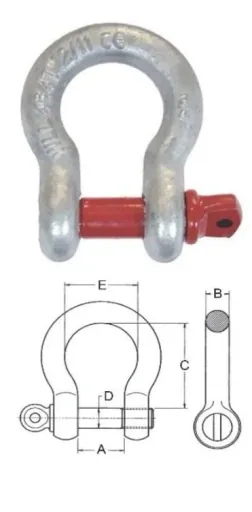Schäkel - geschweift, 4,75 t