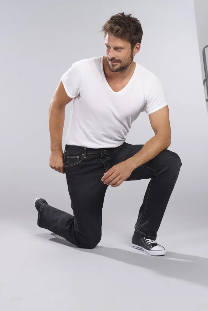 Joggpants aus Stretchdenim, Farbe schwarz, Gr. 25