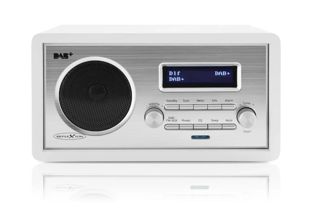 Retro DAB+ Radio in weiß