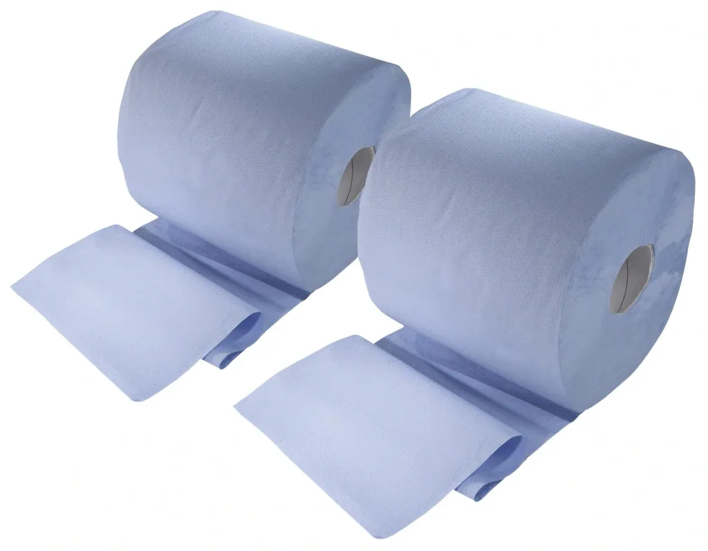 Blaue Putzrollen, 2 Stück