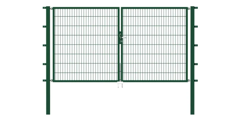 Doppeltor Flexo mit Zubehör, grün, Breite 400 cm, Höhe 80 cm, PF: 80x80 cm