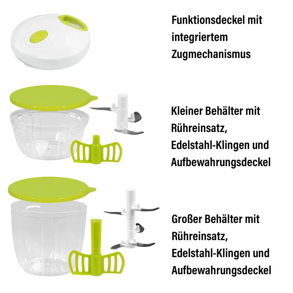 Multizerkleinerer, Grün