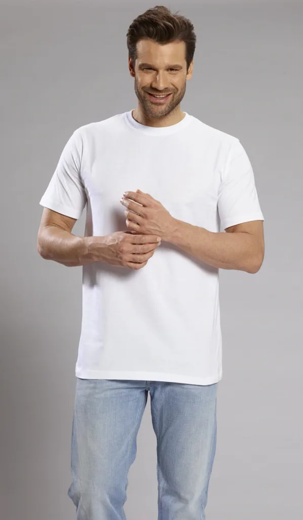 Big Size T-Shirt, weiß Gr.XL