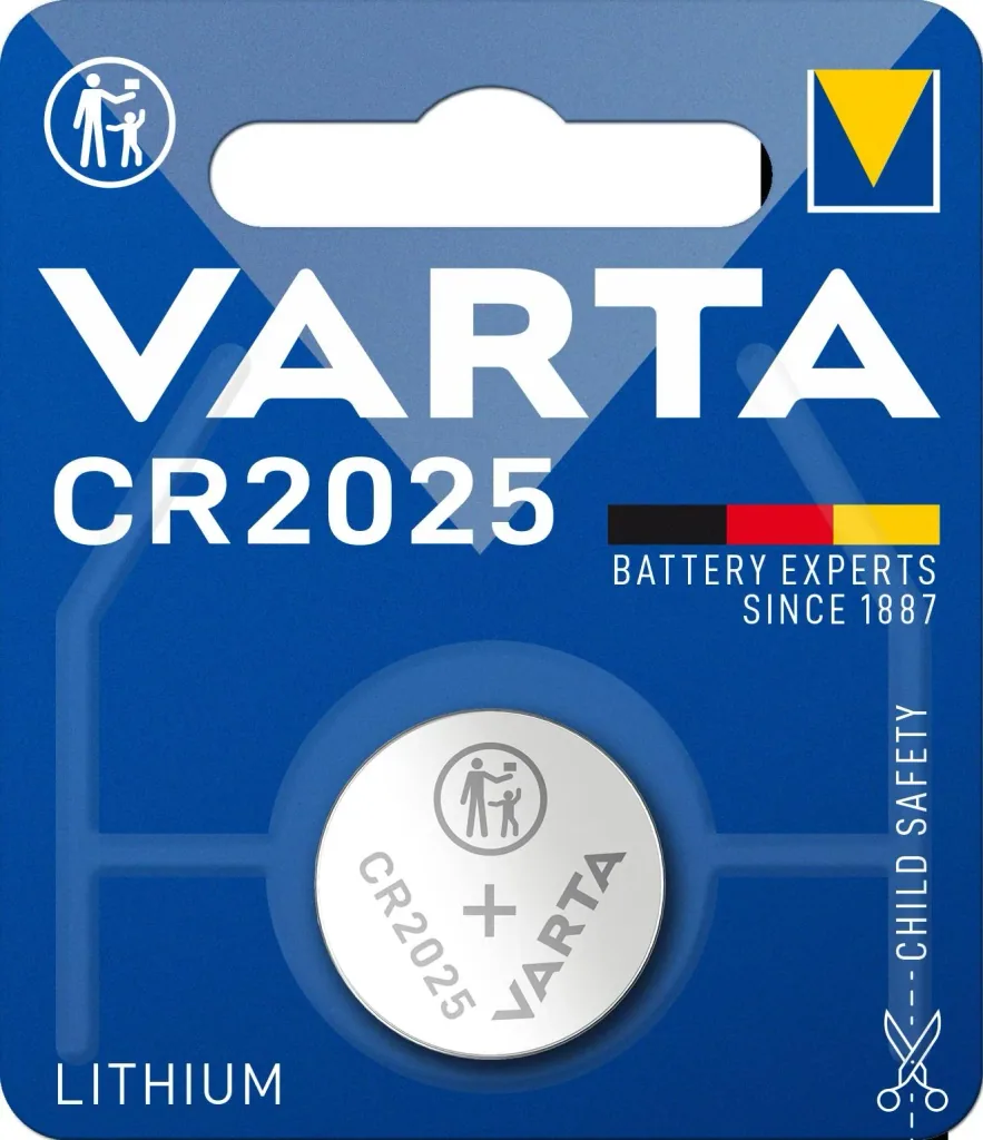 Lithium Knopfzelle CR2025 - 1 Stück