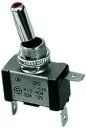 Kippschalter Metall, 12 V/ 20 A, mit 2 Funktionen