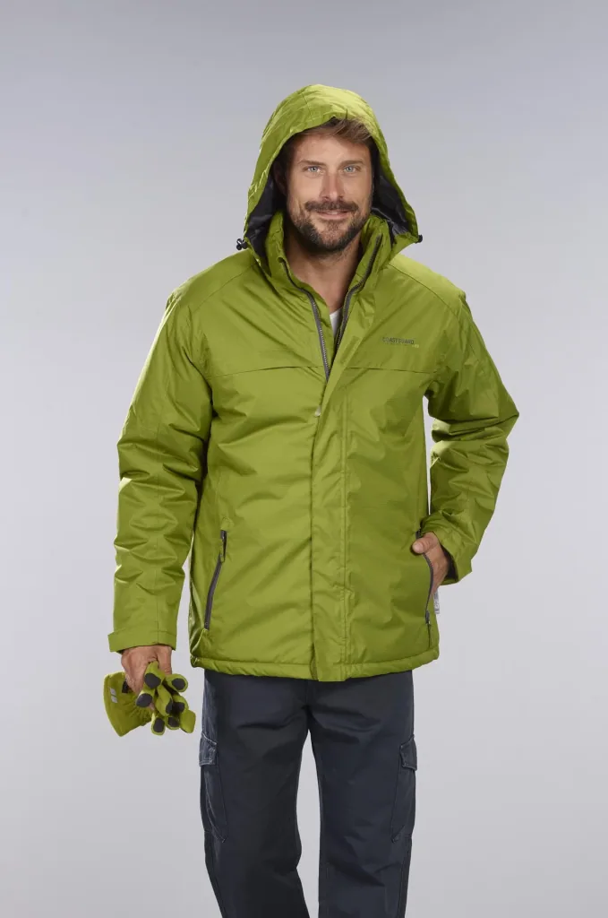 Funktionsjacke Farbe grün, atmungsaktiv, winddicht und wasserabweisend, Gr.M