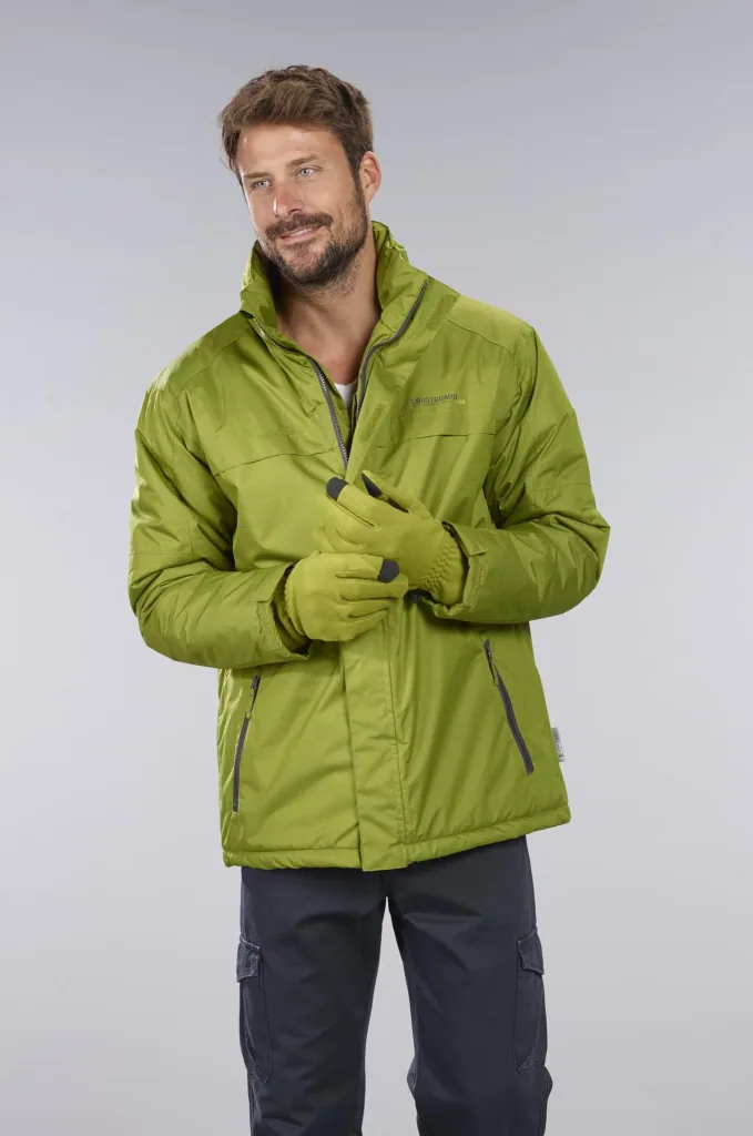 Funktionsjacke Farbe grün, atmungsaktiv, winddicht und wasserabweisend, Gr.M