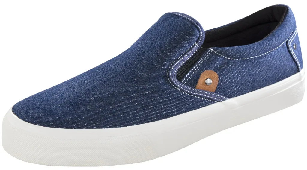 Canvas Slipper, Farbe jeansblau, Gr.46
