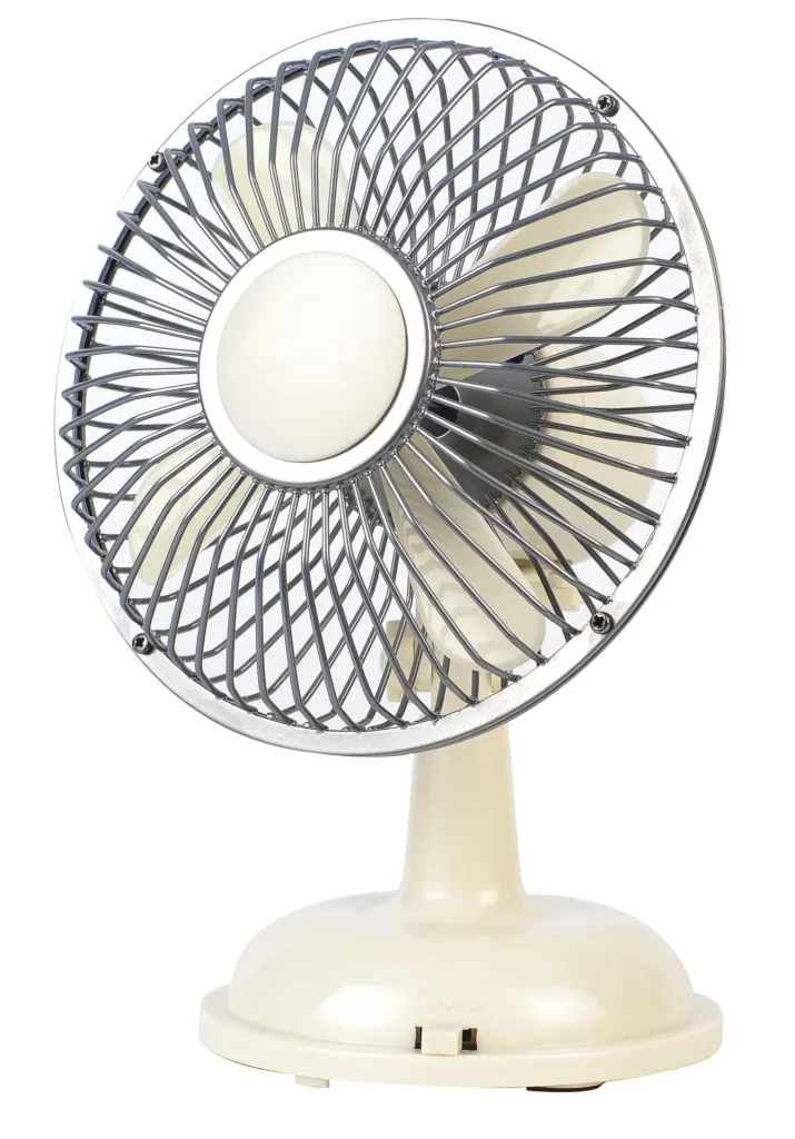Tischventilator Retro Fan weiss