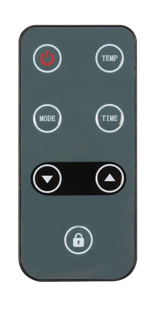 Glaskonvektor,schwarz, 2000 W