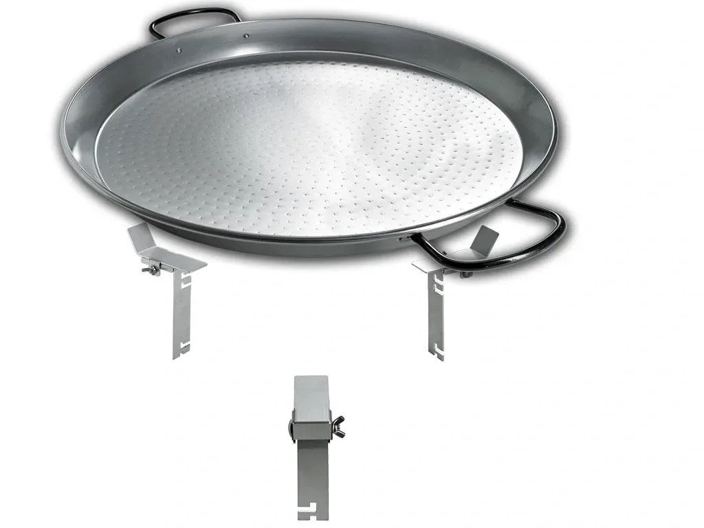 PAN BBQ Set - für Smokin Pizzaring: 57 cm - die XXL Pfanne für Paelle, Reibekuchen und vieles mehr