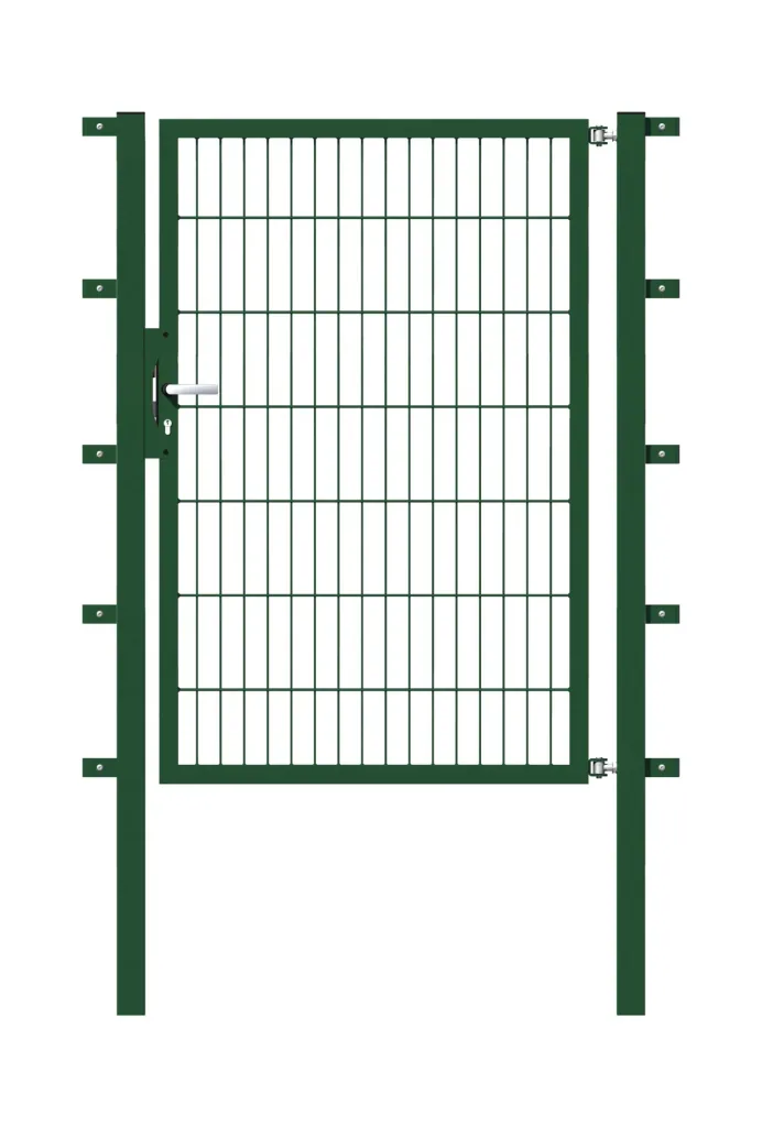 Einzeltor Flexo mit Zubehör, grün/ Breite 100 cm, Höhe 140 cm