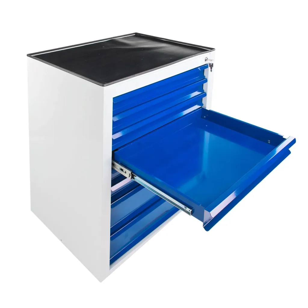 Schubladenschrank / Werkzeugschrank mammut, 8 Schubladen,RAL 7035 / 5012