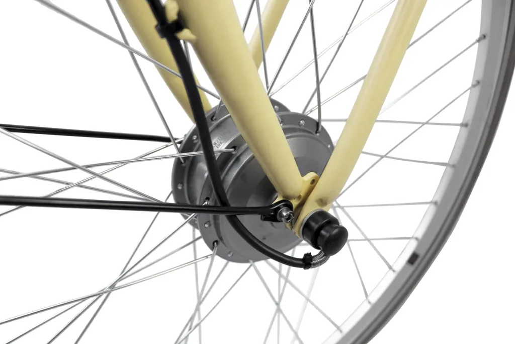 Damen City E-Bike, 28 Zoll, Rahmenhöhe 50 cm, 7-Gang Nabenschaltung, beige Rosendaal 3 Lady, 13Ah