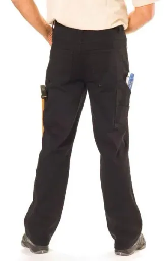 Stretch Workerjeans, Farbe schwarz, Gr.54