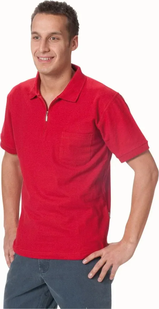 Poloshirt rot, Gr.XL