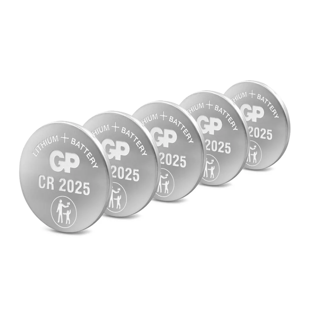 Lithium Knopfzelle CR2025 - 5 Stück