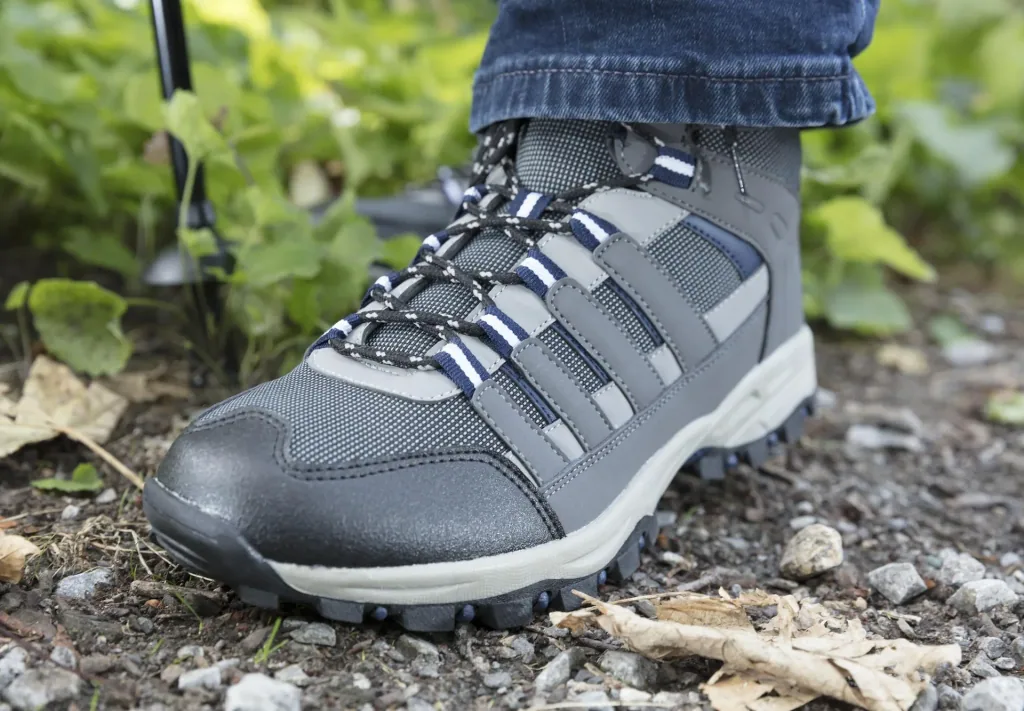 Trekkingschuh, Farbe grau/schwarz/blau, Gr.41