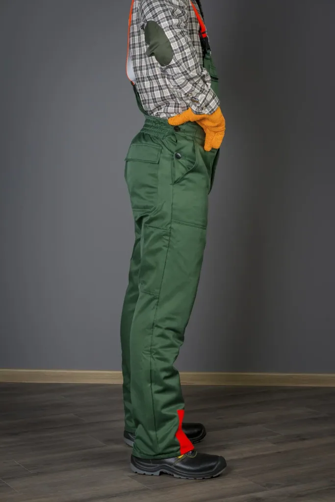 Schnittschutz Sicherheits Starter Set: Hose Gr.48, Helm, Handschuhe