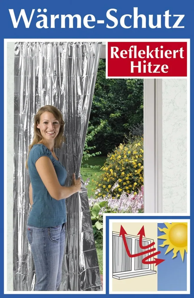 Alu Vorhang 2er Set 75 x 220 cm