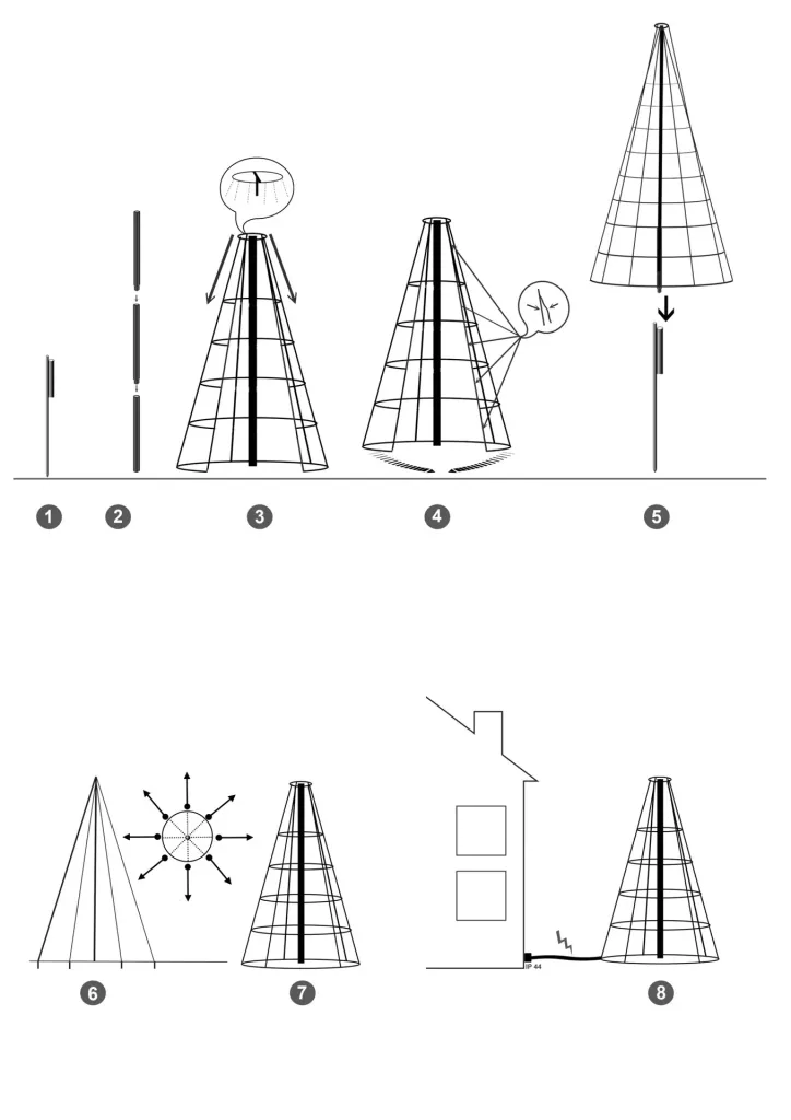 Galaxy LED Tannenbaum 3 Meter