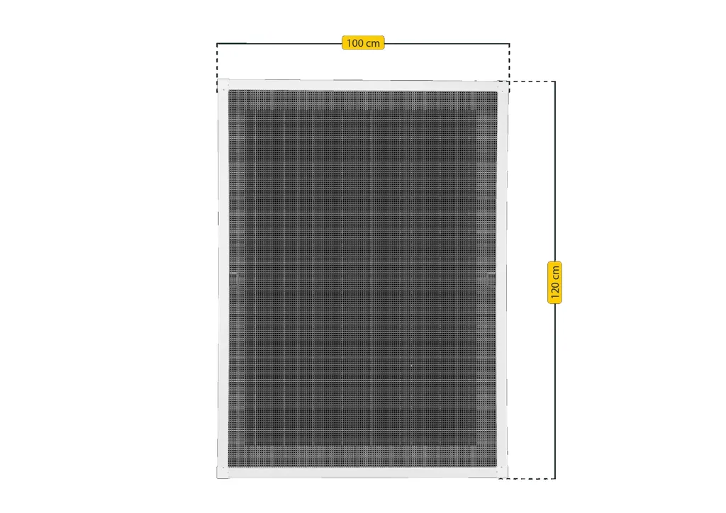 Insektenschutzfenster PREMIUM, Farbe weiß, 100 x 120 cm