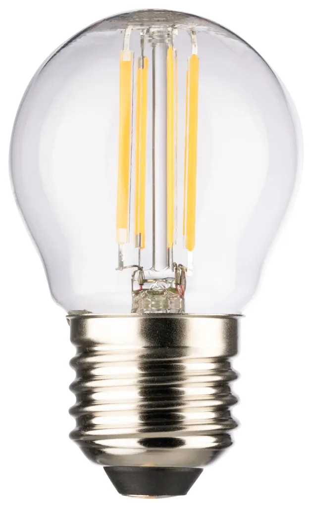 Retro-LED Tropfenlampe mit 4 Watt, E27, warmweiß, klar