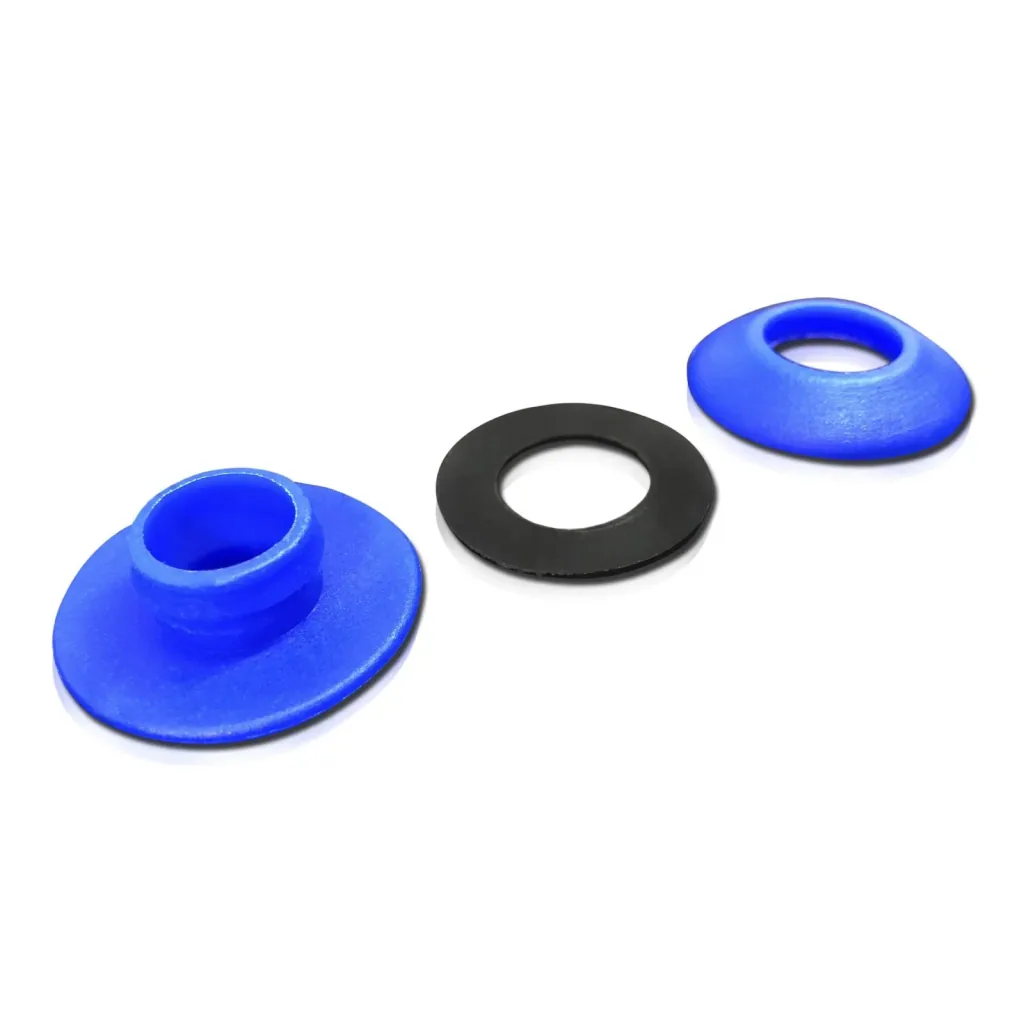 Planenösen, Kunststoff, Blau,10 Stück