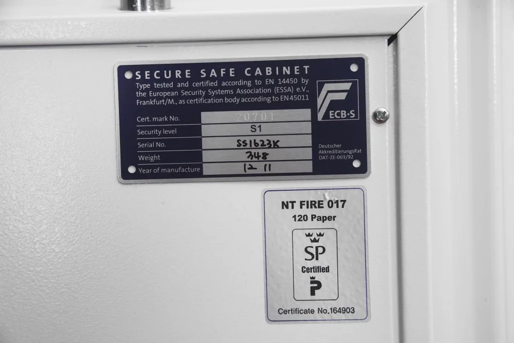 Feuer-/ Einbruchsschrank Fire Fox FS1621E mit Elektronikschloss