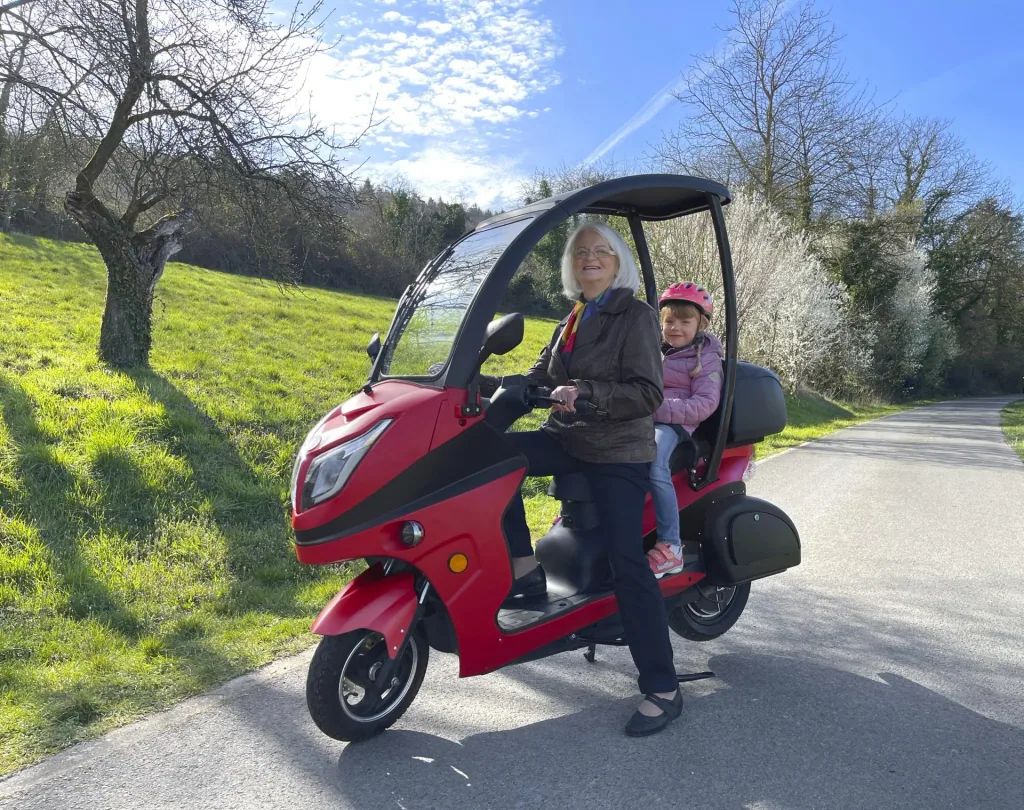E-Kompaktroller "Lucca Duo" - 40 km/h, blau