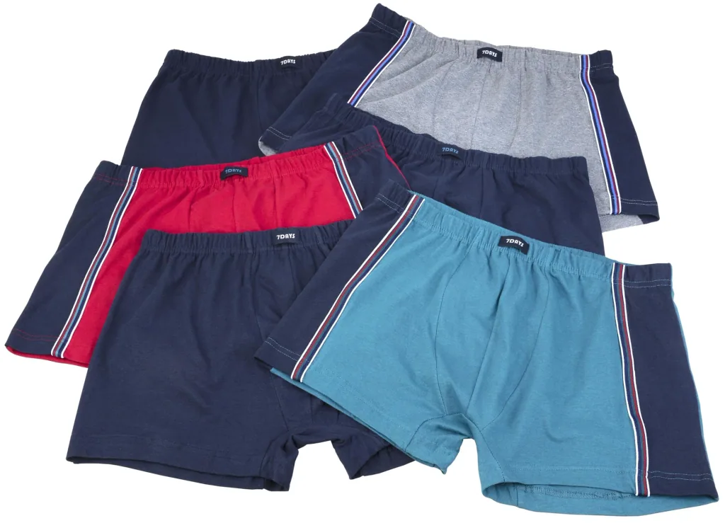 Retroshorts im 6er Pack, farblich sortiert, Gr.5