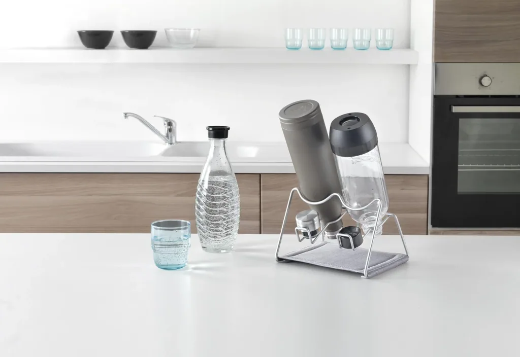 Abtropfgestell Sodatex 2 für 2 Flaschen