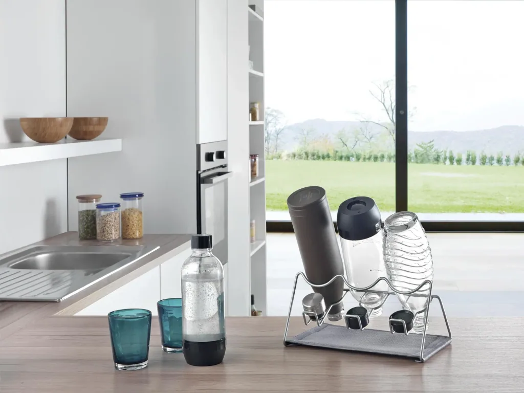 Abtropfgestell Sodatex 2 für 2 Flaschen