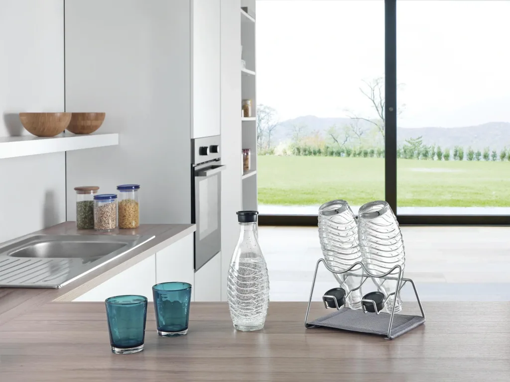 Abtropfgestell Sodatex 2 für 2 Flaschen