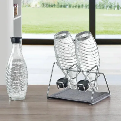 Abtropfgestell Sodatex 2 für 2 Flaschen