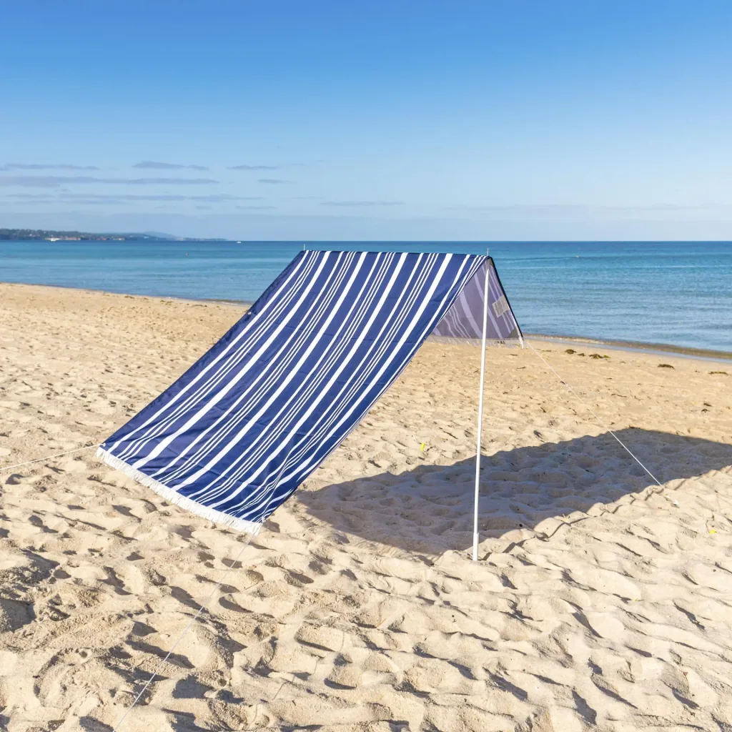 Sonnensegel Strand 146x220x150 cm  Blau