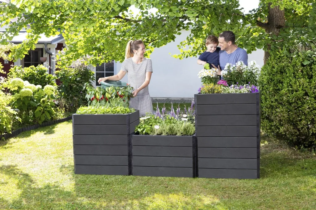 Hochbeet-System Stone "Ergo Quadro", Größe L