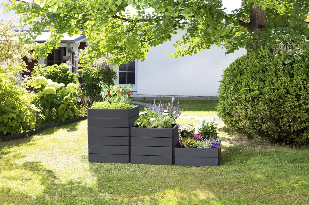 Hochbeet-System Stone "Ergo Quadro", Größe L
