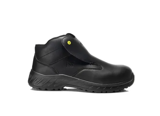 Sicherheitsstiefel jo_CLEAN Slipper black Mid ESD S3 Gr. 48