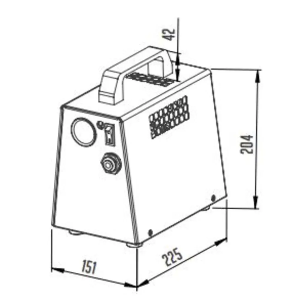 Druckluft Kompressor, Mini Kompressor, Luftkompressor - VK15 / VK30, für Bierzapfen ohne CO2, Model: Mini-Kompressor VK30