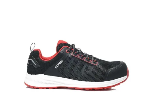 Sicherheitshalbschuh LIVAS black-red Low ESD S1P Gr. 38