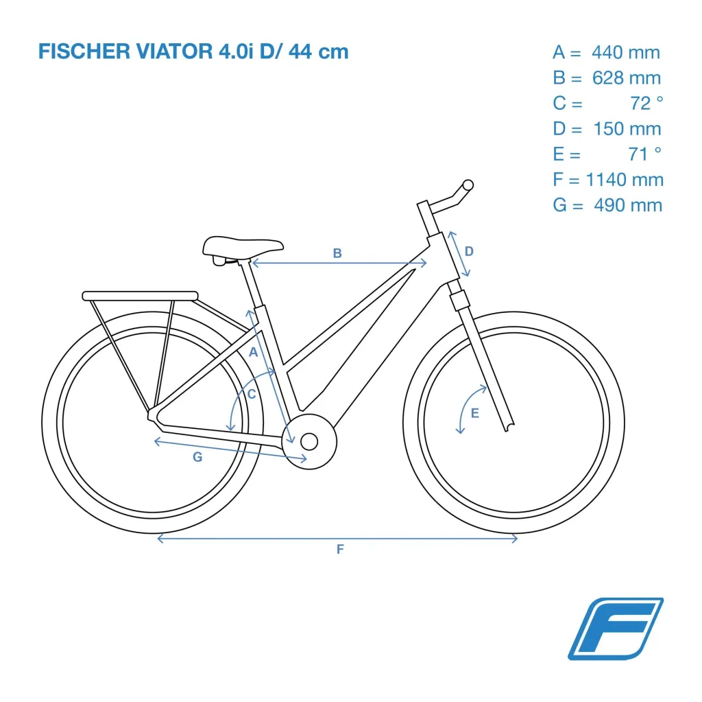 Damen E-Bike Trekking, 28 Zoll, Rahmengröße 44 cm, 9-Gang Kettenschaltung, schwarz matt, VIATOR 4.1i