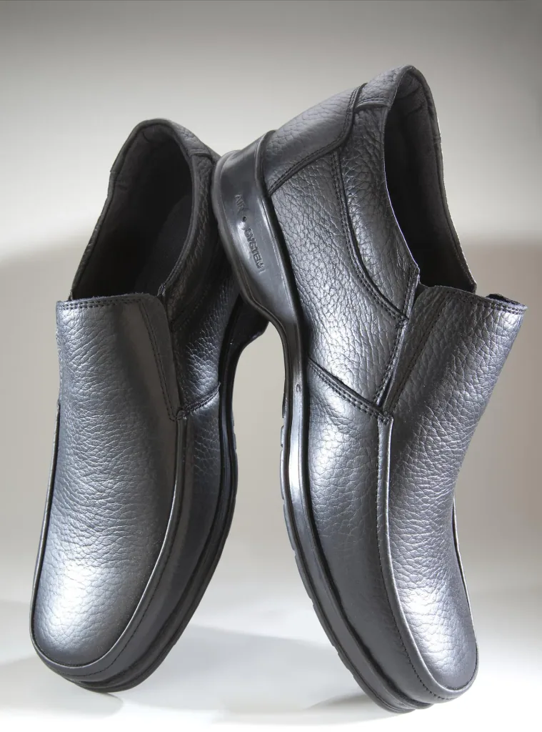Lederslipper Air Comfort, Farbe schwarz, Gr. 40